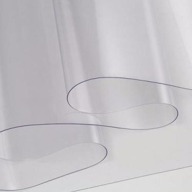 Imagem de 1 Metro Plástico Transparente Cristal 0.18mm PVC 1,4m Largura - Import