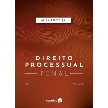 Imagem de Livro - Direito Processual Penal - 20ª edição 2023 - Saraiva JUR