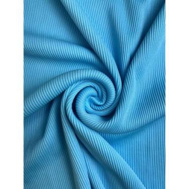 Imagem de Tecido Punho de Roupa Ribana Retalho Malha Canelada Tubular - Demodê A