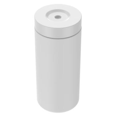 Imagem de Dispensador de líquido de lavar louça de 227 g, dispensador de sabão de silicone, dispensador de sabão reutilizável, sabonete de mão, garrafa de apertar de sabão portátil para banheiro (branco)