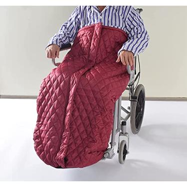 Imagem de SLGGPJBU Cobertor para cadeira de rodas com zíper capa para cadeira de rodas para adultos capa aconchegante para cadeira de rodas capas quentes e aconchegantes para pernas e parte inferior do corpo