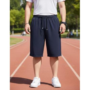 Imagem de Lançamento! Bermuda Sport Plus Size Dryfit  Premium - SEM MARCA, Azul,