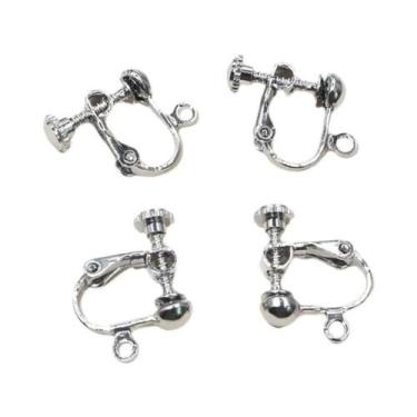 Imagem de Base De Latão Para Brincos De Pressão Com Rosca 15x13mm, 10 Peças, Par