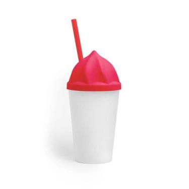 Imagem de Kit 30 Copo Sorvete Leitoso 550 ML - Biel Copos, Vermelho
