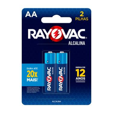 Imagem de Pilha Alcalina AA 2 Unidades Rayovac
