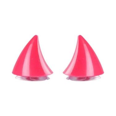 Imagem de Adesivos Decorativos De Chifres De Diabo Para Capacete De Moto, Par De