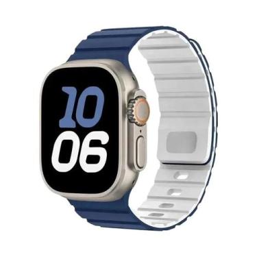 Imagem de Pulseira Magnética De Silicone 46mm 45mm 44mm 41mm 42mm 40mm Para Appl