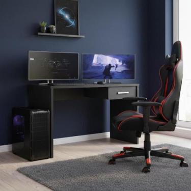 Imagem de Mesa Gamer Escrivaninha Para Computador DRX 9000 Quarto - - Móveis Leã