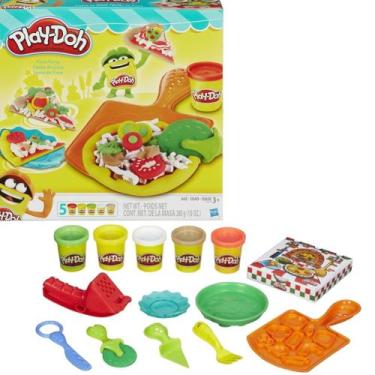 Imagem de Massinha de modelar play doh festa da pizza infantil hasbro b1856