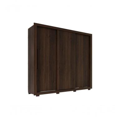 Imagem de Guarda Roupa Casal Panamá 3 Portas 4 Gavetas Salleto Savana