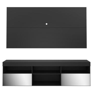 Imagem de Painel Tv até 65" com Rack Suspenso Espelho Multimóveis