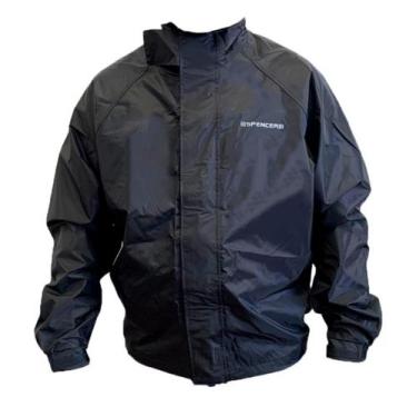 Imagem de Capa De Chuva Impermeável Corta Vento Spencer, Preto, M