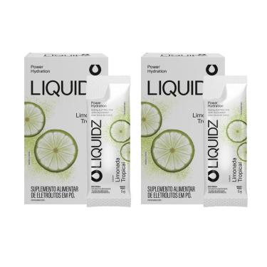 Imagem de LIQUIDZ® - Eletrólitos Zero Açúcares - Limonada Tropical- Kit 2 Caixas - 12 sachês-Unissex