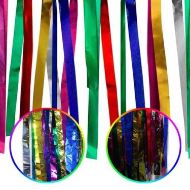 Imagem de Varal de Fitas Metalizadas Coloridas - 10 Metros - Real Seda