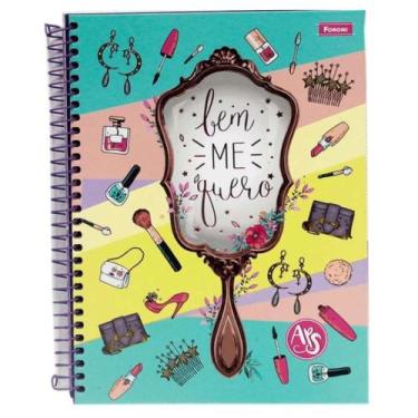 Imagem de Caderno Escolar Espiral Com 200 Folhas Modelos Variados - Jandaia, Ami