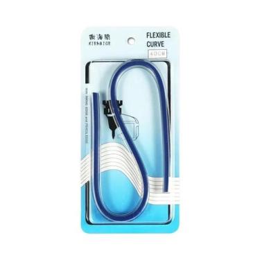 Imagem de Régua Flexível Curva 30cm 40cm 50cm 60cm Ferramenta De Desenho Serpent