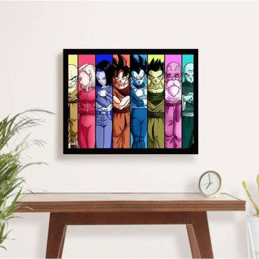 Imagem de Quadro Decorativo Turma Dragon Ball Z