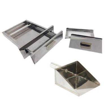 Imagem de Kit Gaveta 304 Cinzas E Pá Cinzas, Para Churrasqueiras - INOX LAURINDO
