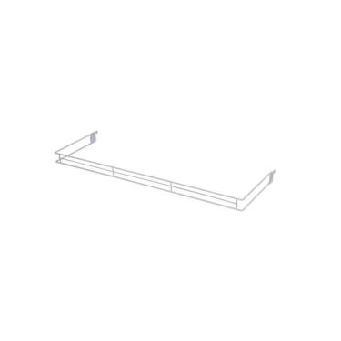 Imagem de Aparador Organizador Em U 30x91cm Bandeja New Plus Branco - Sa Gôndolas