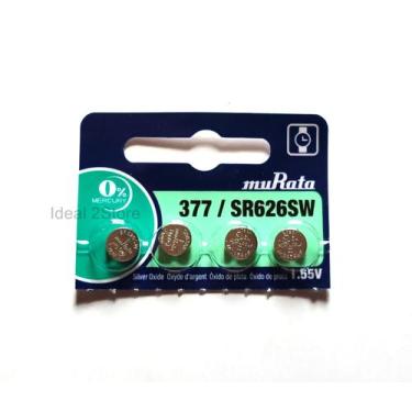 Imagem de Bateria Relógio 377 SR626SW Murata blister c/ 4 un