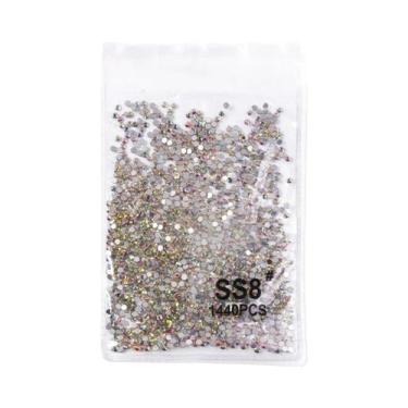 Imagem de Strass De Unha Transparente AB Cristal 144/288/1440pçs SS3-SS50 Base R
