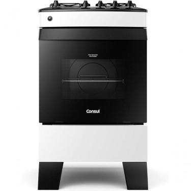 Imagem de Fogão Consul 4 Bocas Com Mesa Esmaltada CFO4ZAB Branco Bivolt