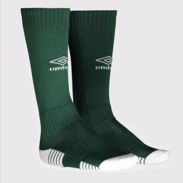 Imagem de Meião Umbro Team Infantil Verde, 29-34