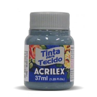 Imagem de Tinta de tecido 37ml Acrilex -Cinza Lunar 574 Tinta de tecido 37ml Acr