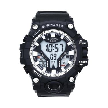 Imagem de Relógio Masculino Esportivo Digital Militar Preto - Tudo em Caixa