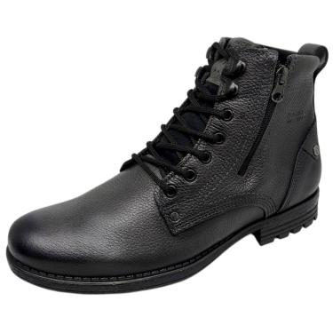 Imagem de Bota Coturno Masculino Conforto Couro Pegada