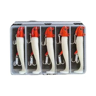 Imagem de Iscas De Pesca Luminosas 5pcs 30g 111mm Isca Artificial Para Cavala, R