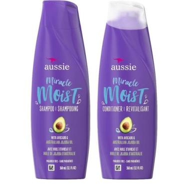 Imagem de Kit Aussie Miracle Moist Shampoo 360ml e Condicionador 360ml