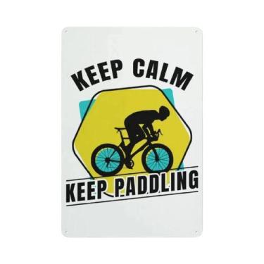 Imagem de Placa De Metal Vintage Com Tema De Ciclismo, Pintura Em Ferro Para Dec