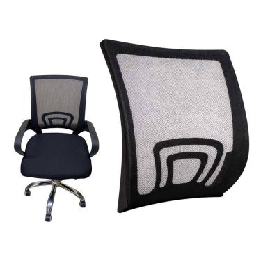 Imagem de Encosto Apoio Cadeira de Escritorio Lombar Confortavel Reparo Peça Home Office Casa Estudo Leitura