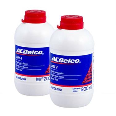 Imagem de Kit Troca Fluido De Freio Dot4 Acdelco 400ml Onix prisma agile astra c