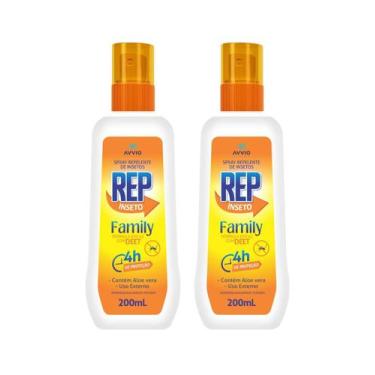 Imagem de REP Repelente Inseto DEET 7% Spray Família AVVIO 200 ml - Kit 2 Un