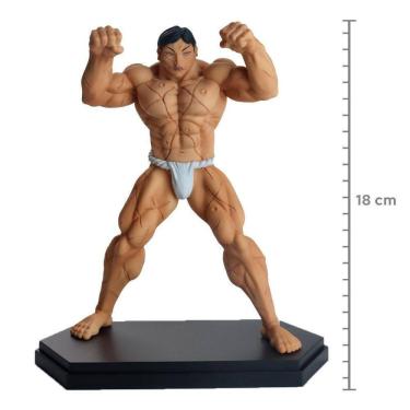 Imagem de Figura Colecionável Kaoru Hanayama Pop Up Parade de Baki The Grappler Acabamento Detalhado Good