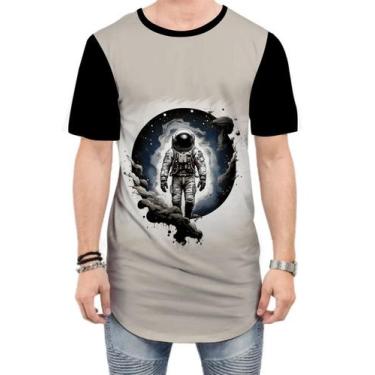 Imagem de Camiseta Longline Astronauta Espaço Espacial Estrelas 5 - Kasubeck Sto