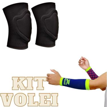 Imagem de Kit Joelheira Seleção e Manguito Elite - Kit Voleibol-Unissex