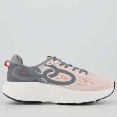 Imagem de Tênis Olympikus Challenger 6 Cinza e Laranja Claro, 39