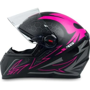 Imagem de Capacete Moto Fechado FW3 GT2 com Viseira e Narigueira, Preto Fosco/Ro