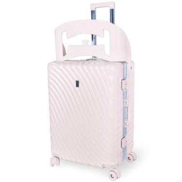 Imagem de Mala Viagem Grande Assento Infantil ABS Giro 360 de 23 a 32kg - Rosa -
