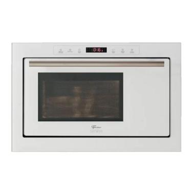 Imagem de Forno Micro-ondas de Embutir Fischer Infinity 25L com Dourador Branco 25378 - 220V