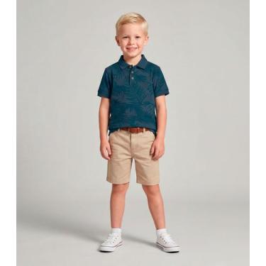 Imagem de Polo Infantil Em Cotton Trick Nick Azul, 10, Azul