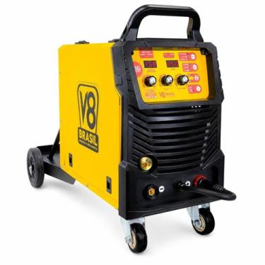 Imagem de Máquina de Solda MIG Sinérgica 350i Multiprocesso MMA TIG Lift V8 Bras