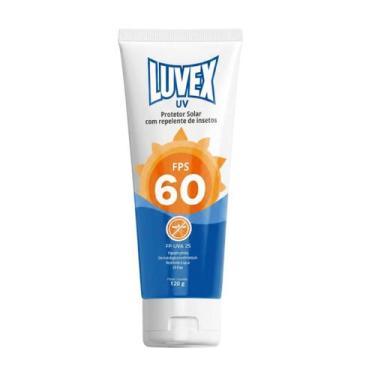 Imagem de Protetor Solar Uv Fps 60 Com Repelente 120g - LUVEX