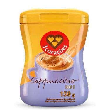 Imagem de Cappuccino diet 3 corações pote 150g