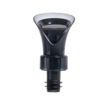 Imagem de Tampa e bico para servir vinho em ABS e silicone preta -Fracalanza, 3 