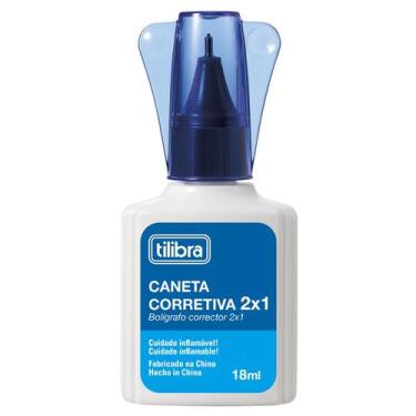 Imagem de Caneta Corretiva 18ml 2 em 1 - Tilibra