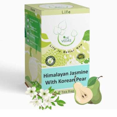 Imagem de Chá THE VEDAS Jasmim do Himalaia e Pera Coreana 20 Sachês